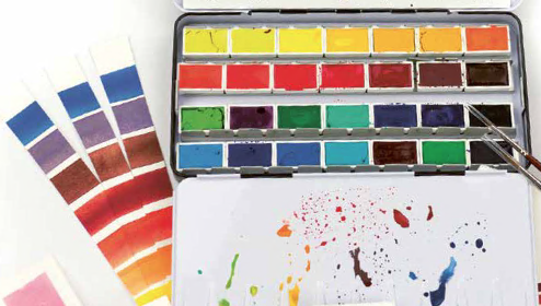 Aquarellfarben